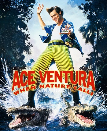 Ace Ventura - When Nature Calls (1995) - Tamil Movie Poster