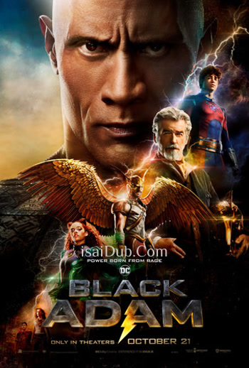 Black Adam (2022) - Tamil Movie Poster