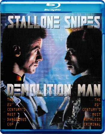 Demolition Man (1993) - Tamil Movie Poster
