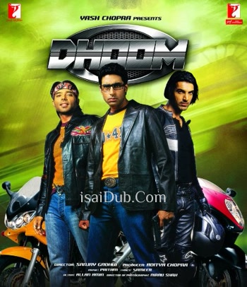 Dhoom 1 (2004) (Eng) - Tamil Movie Poster
