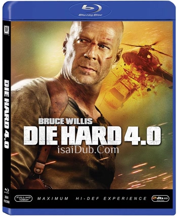 Die Hard 4 (2007) - Tamil Movie Poster