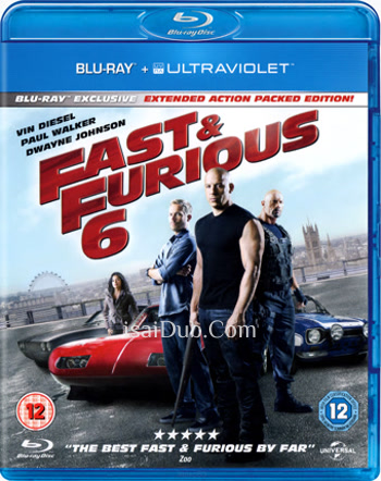 Fast and Furious 6 (2013) - Tamil Movie Poster