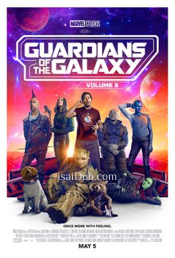 Guardians of the Galaxy Vol 3 (2023) (English) - Tamil Movie Poster