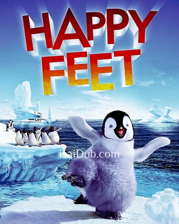 Happy Feet (2006) - Tamil Movie Poster