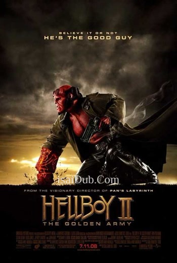 Hellboy 2 The Golden Army (2008) - Tamil Movie Poster