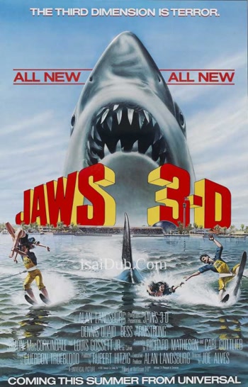 Jaws 3 (1983) - Tamil Movie Poster