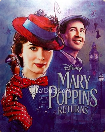 Mary Poppins Returns (2018) (English) - Tamil Movie Poster