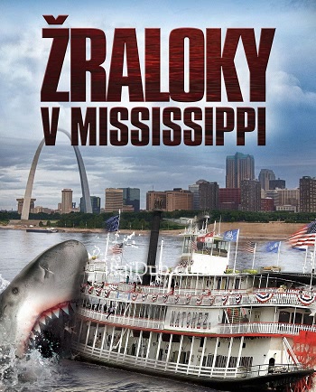 Mississippi River Sharks (2017) - Tamil Movie Poster