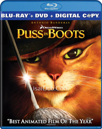 Puss In Boots (2011) - Tamil Movie Poster