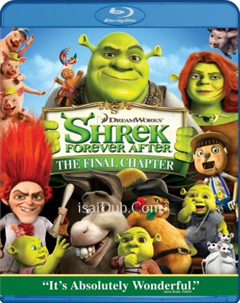 Shrek Forever After (2010) - Tamil Movie Poster