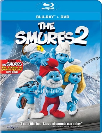 The Smurfs 2 (2013) - Tamil Movie Poster