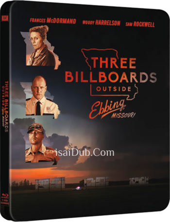 Three Billboards Outside Ebbing (2017) (English) - Tamil Movie Poster